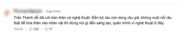 Bị chê xài râu giả ở Bố Già, Trấn Thành đáp ngay: Cũng cố lắm rồi nhưng râu thật nhìn rất là lông! - Ảnh 1.