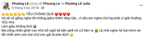 Thưởng nóng 6 tỷ chưa đủ, chồng đại gia của HH Phương Lê còn treo giải: GIẢM 4KG NHẬN 12 TỶ! - Ảnh 2.