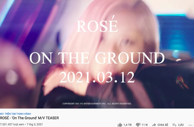 Lượt xem 24h teaser MV của Rosé (BLACKPINK) bất ngờ giảm đến 7 triệu so với b-side, thì ra lỗi là do YG! - Ảnh 4. Lượt xem 24h teaser MV của Rosé (BLACKPINK) bất ngờ giảm đến 7 triệu so với b-side, thì ra lỗi là do YG! - Ảnh 4.