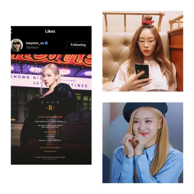 Taeyeon (SNSD) bất ngờ thả tim tracklist solo của Rosé (BLACKPINK), fan hai nhà chuẩn bị kết thân là vừa! - Ảnh 5. Taeyeon (SNSD) bất ngờ thả tim tracklist solo của Rosé (BLACKPINK), fan hai nhà chuẩn bị kết thân là vừa! - Ảnh 5.