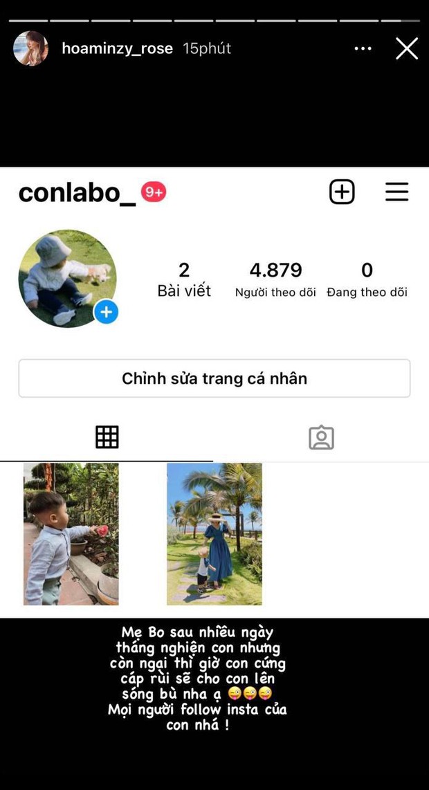 Cuối cùng Hoà Minzy cũng hé lộ lý do giấu kín quý tử suốt hơn 1 năm qua, tung hẳn ảnh cận của bé để bù lại - Ảnh 2. Cuối cùng Hoà Minzy cũng hé lộ lý do giấu kín quý tử suốt hơn 1 năm qua, tung hẳn ảnh cận của bé để bù lại - Ảnh 2.