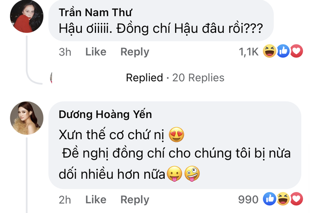 Hậu Hoàng khoe ảnh dịu dàng khác ngày thường khiến Mũi trưởng Long phải dùng meme mất máu - Ảnh 2. Hậu Hoàng khoe ảnh dịu dàng khác ngày thường khiến Mũi trưởng Long phải dùng meme mất máu - Ảnh 2.