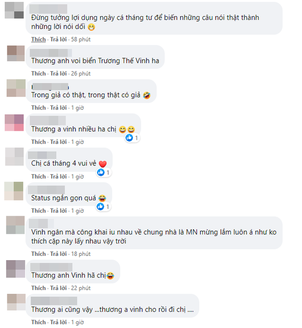 Mượn Cá tháng Tư, Thuý Ngân công khai tình cảm với Trương Thế Vinh? - Ảnh 3.