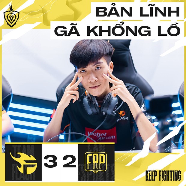 Thua 0-2 vẫn lật kèo đầy ngoạn mục, Team Flash tiếp tục trận đấu để đời trước FAP Esports - Ảnh 2.