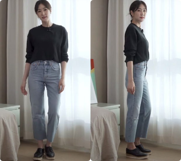 Nàng blogger Hàn tố cáo 4 loại quần jeans dễ dìm dáng chị em, hé lộ kiểu quần dễ mặc nịnh mắt nhất - Ảnh 4. Nàng blogger Hàn tố cáo 4 loại quần jeans dễ dìm dáng chị em, hé lộ kiểu quần dễ mặc nịnh mắt nhất - Ảnh 4.