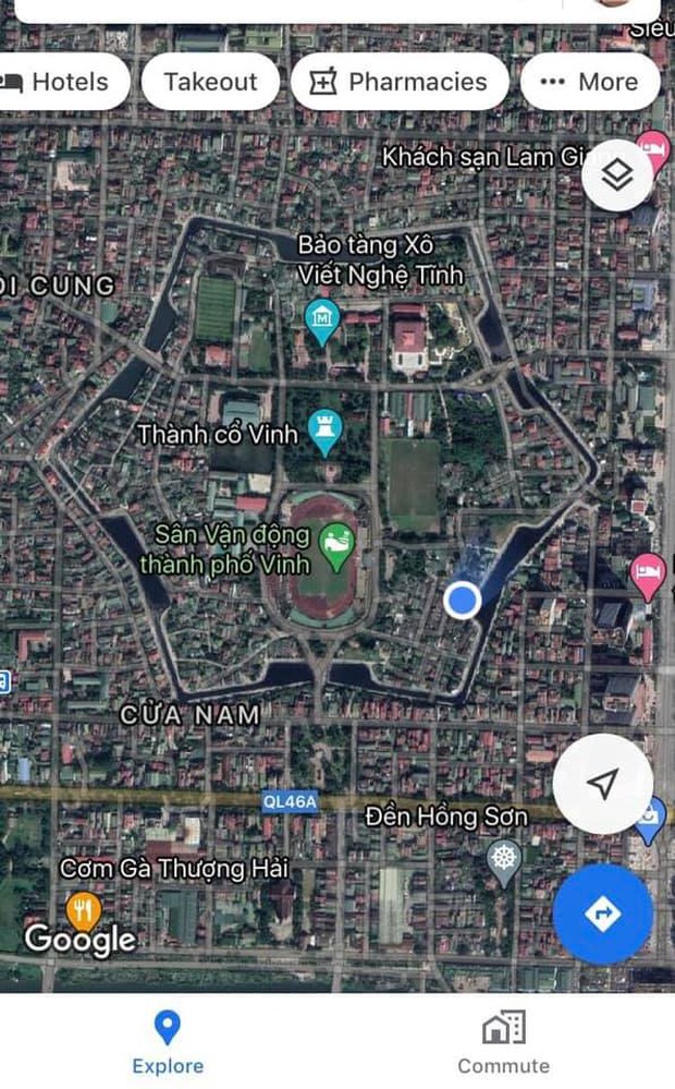 Những bức ảnh thành cổ tại Việt Nam nhìn từ Google Maps khiến cộng đồng mạng trầm trồ - Ảnh 2.