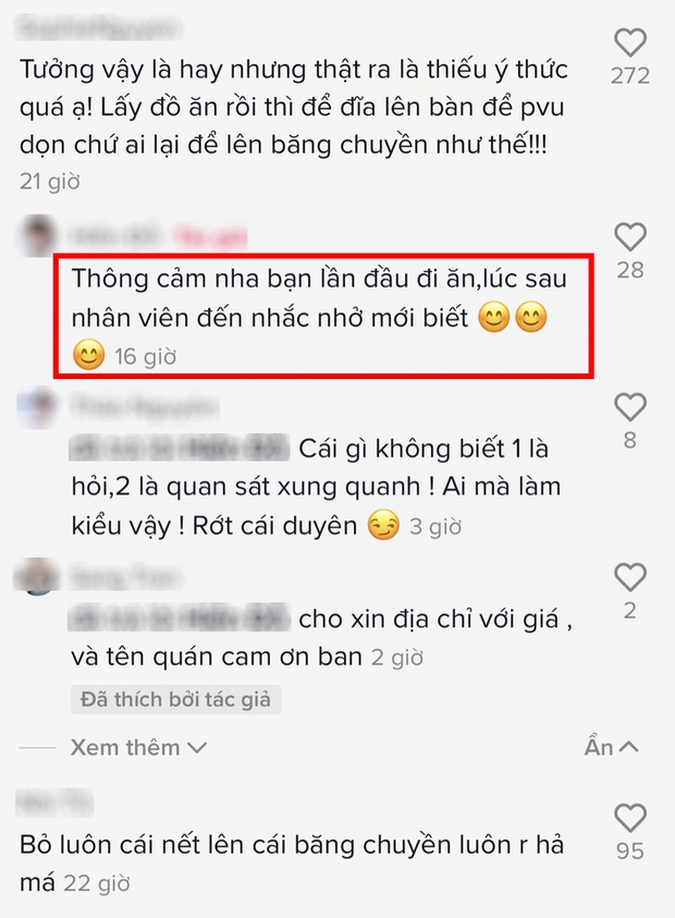 Cô gái bị nhận xét rớt cái nết trên băng chuyền vì hành động kém duyên khi đi ăn lẩu, lời giải thích càng gây phẫn nộ hơn - Ảnh 3.