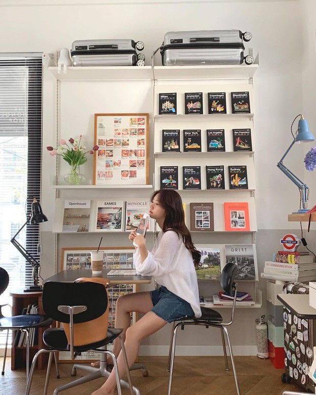 Mùa hè nóng nực, chị em nào muốn mặc quần short mà xinh như gái Hàn thì bơi vào đây! - Ảnh 6.