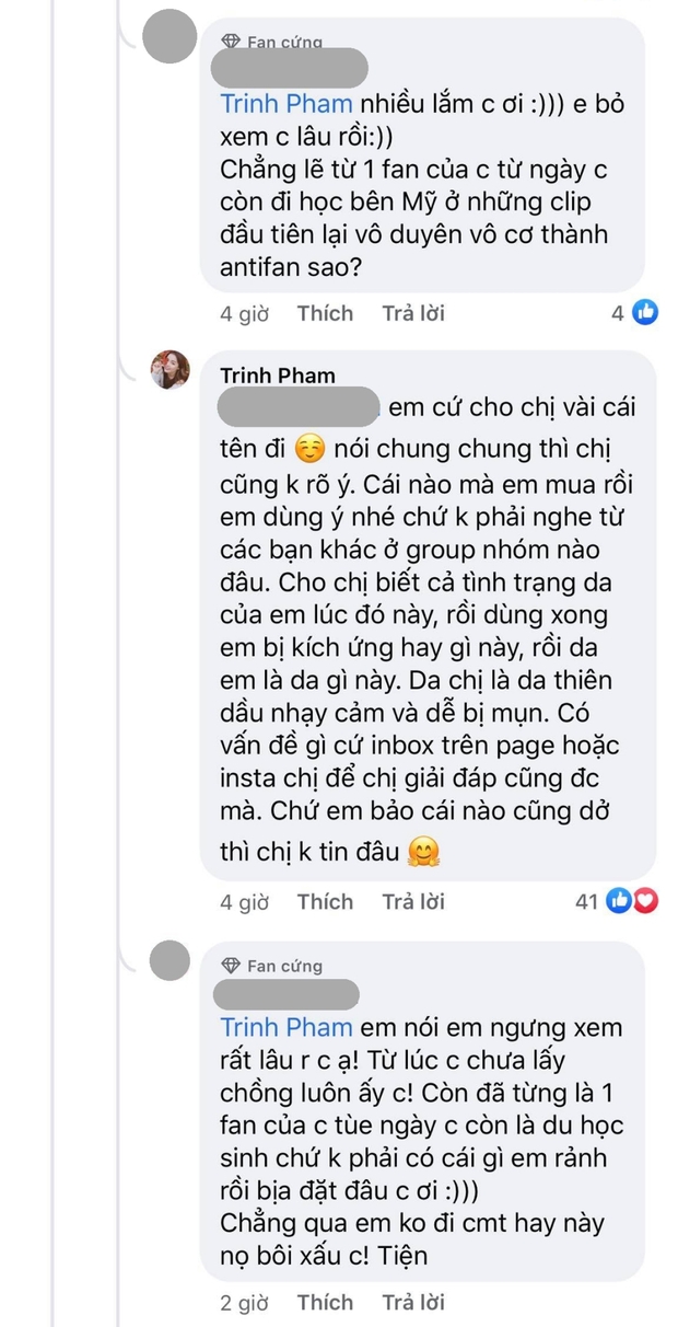 Bị antifan nhận xét là beauty blogger ghét nhất Việt Nam vì toàn PR, Trinh Phạm đối đáp thế nào? - Ảnh 3.