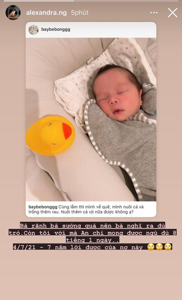 An Nguy đăng cả chục story để nói về nỗi lòng của mẹ bỉm, ai dè lại quay xe cực gắt để trêu con thế này! - Ảnh 8. An Nguy đăng cả chục story để nói về nỗi lòng của mẹ bỉm, ai dè lại quay xe cực gắt để trêu con thế này! - Ảnh 8.