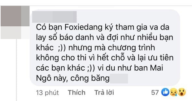 Thí sinh bức xúc BTC Rap Việt ưu tiên Mai Ngô vào casting trước, hết số báo danh nhưng không báo làm nhiều người phải ra về? - Ảnh 2. Thí sinh bức xúc BTC Rap Việt ưu tiên Mai Ngô vào casting trước, hết số báo danh nhưng không báo làm nhiều người phải ra về? - Ảnh 2.