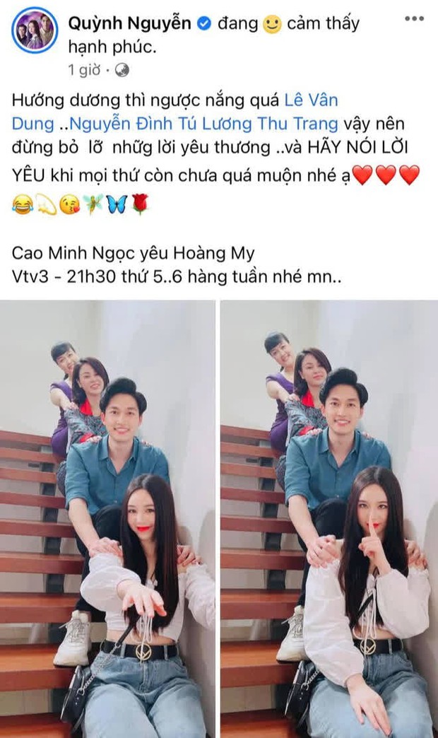 Quỳnh Kool hé lộ ảnh hậu trường Hướng Dương Ngược Nắng: Tiểu thư Minh Ngọc và Trí sắp về chung nhà thật rồi? - Ảnh 2.