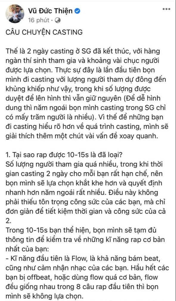 Rhymastic tiết lộ lí do nhiều thí sinh rap khủng vẫn bị loại, khẳng định hầu như chả biết tên tuổi nào trong giới Underground để ưu ái - Ảnh 2.