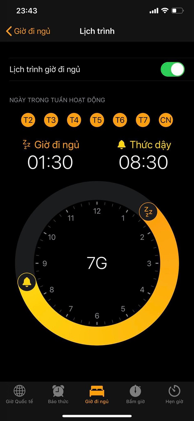 Cần gì crush, iPhone sẽ nhắc bạn đi ngủ và gọi bạn dậy cực kỳ đúng giờ - Ảnh 3.