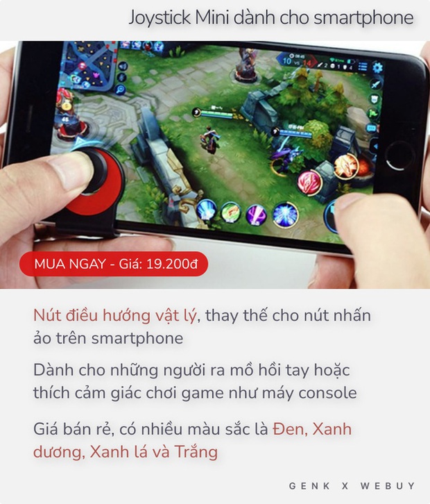 Từ 19k có ngay loạt phụ kiện chơi game cho smartphone để leo rank ầm ầm - Ảnh 3.