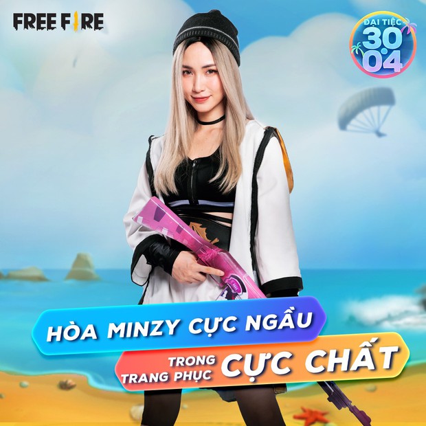 Sau Sơn Tùng M-TP, lần lượt đến Hòa Minzy và Kaity Nguyễn cũng hóa nữ chiến binh cực ngầu trong Free Fire - Ảnh 5.