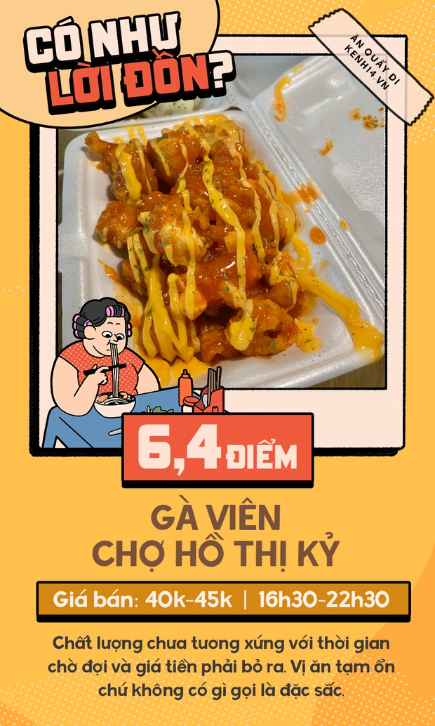 Xếp hàng 45 phút chờ mua gà viên chiên hot nhất chợ Hồ Thị Kỷ, ăn xong mới thấy review trên mạng giả trân thế nào! - Ảnh 11.