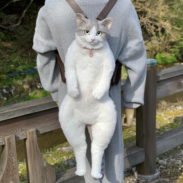 Balo mèo gây lú phá đảo trái tim netizen Nhật, giống thật tới nỗi hội chị em nhìn qua đã muốn xuống tiền mua luôn - Ảnh 9.