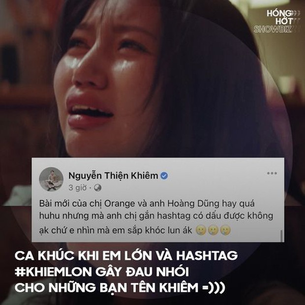 Orange - Hoàng Dũng tung MV Khi Em Lớn nhưng không lường được sự phong phú của tiếng Việt lại cho ra hashtag nhạy cảm cỡ này - Ảnh 7.