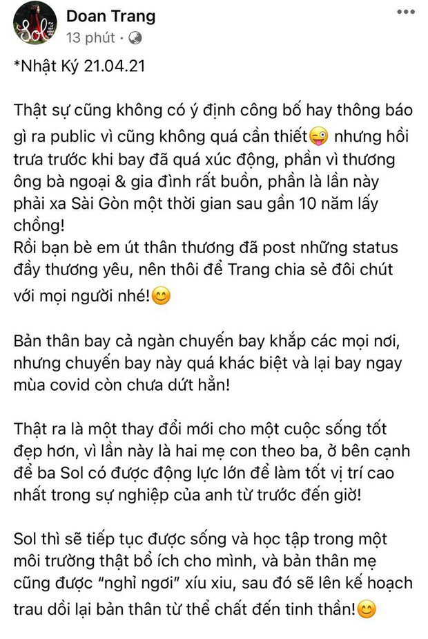 Đoan Trang rời showbiz Việt sang nước ngoài sinh sống, khoảnh khắc mẹ ruột bật khóc nức nở ở sân bay gây xúc động - Ảnh 2.