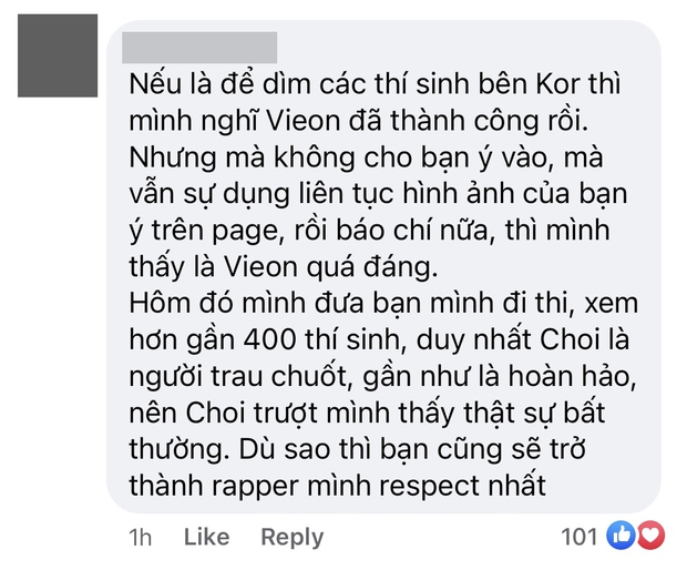 Á quân King Of Rap bất ngờ thông báo rớt casting Rap Việt, netizen nghi ngờ ban tổ chức dìm hàng show đối thủ - Ảnh 4. Á quân King Of Rap bất ngờ thông báo rớt casting Rap Việt, netizen nghi ngờ ban tổ chức dìm hàng show đối thủ - Ảnh 4.