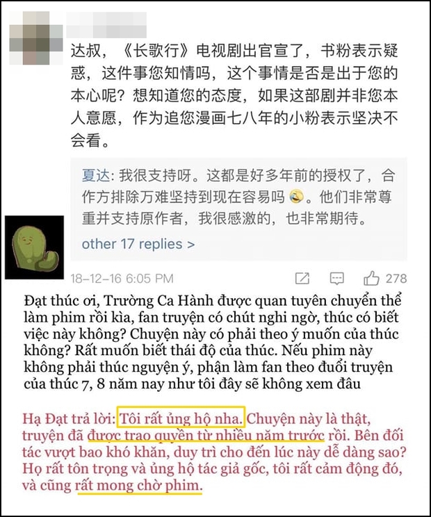 Trường Ca Hành cũng từng kiện tụng dai dẳng na ná Trạng Tí, thái độ tác giả truyện gốc lại khác một trời một vực - Ảnh 5.