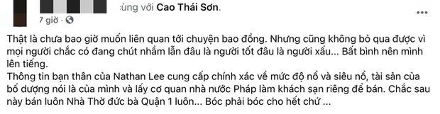 Bị bạn Cao Thái Sơn tố nhận vơ Toà thị chính Paris là khách sạn 2500 tỷ nhà mình, Nathan Lee lên tiếng và tuyên bố kiện ngược - Ảnh 2.