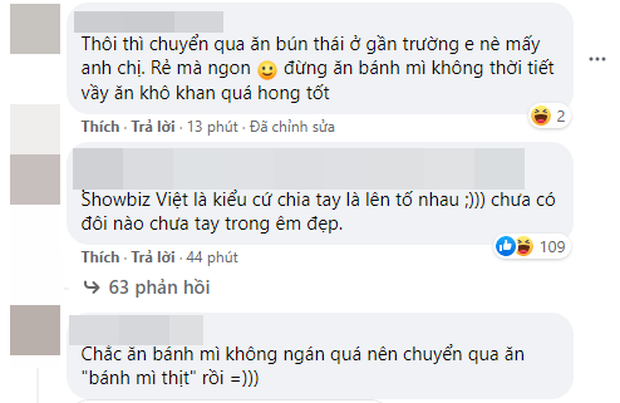 Nghi vấn Đạt G và Du Uyên toang, netizen tràn vào cà khịa: Ai bảo cứ ăn bánh mì không và gói xôi vội mãi nên chia tay là đúng! - Ảnh 2. Nghi vấn Đạt G và Du Uyên toang, netizen tràn vào cà khịa: Ai bảo cứ ăn bánh mì không và gói xôi vội mãi nên chia tay là đúng! - Ảnh 2.