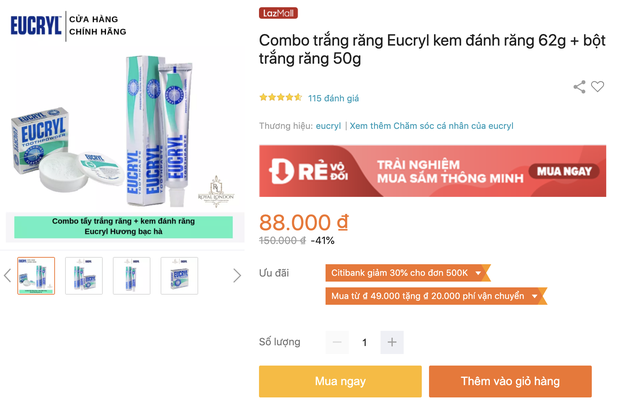 Tổng hợp sản phẩm làm trắng răng giá rẻ nhưng cực hiệu quả, nhiều loại còn đang sale rất “ác” - Ảnh 7. Tổng hợp sản phẩm làm trắng răng giá rẻ nhưng cực hiệu quả, nhiều loại còn đang sale rất “ác” - Ảnh 7.