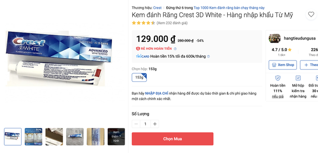 Tổng hợp sản phẩm làm trắng răng giá rẻ nhưng cực hiệu quả, nhiều loại còn đang sale rất “ác” - Ảnh 9. Tổng hợp sản phẩm làm trắng răng giá rẻ nhưng cực hiệu quả, nhiều loại còn đang sale rất “ác” - Ảnh 9.
