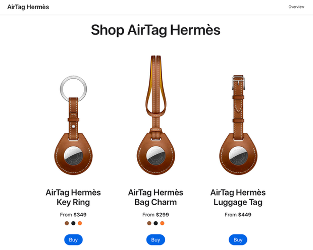 Hermès vừa mới công bố thêm 2 phụ kiện xa xỉ cho iPhone 12 và AirTag của Apple, giá cao đến giật mình - Ảnh 2.