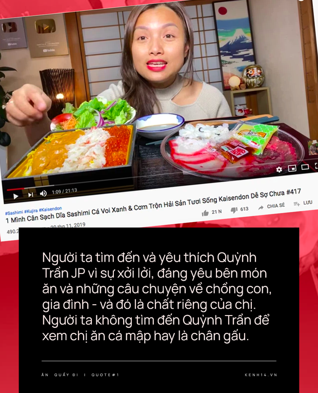Từ chuyện Quỳnh Trần JP ăn chân gấu: Trách nhiệm của người nổi tiếng nằm ở đâu khi khán giả bị ảnh hưởng? - Ảnh 4. Từ chuyện Quỳnh Trần JP ăn chân gấu: Trách nhiệm của người nổi tiếng nằm ở đâu khi khán giả bị ảnh hưởng? - Ảnh 4.