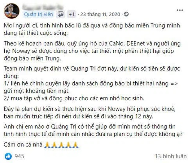 Quản lý SBTC Esports ngâm tiền từ thiện miền Trung, các mạnh thường quân đang đặt nhiều nghi vấn? - Ảnh 3.