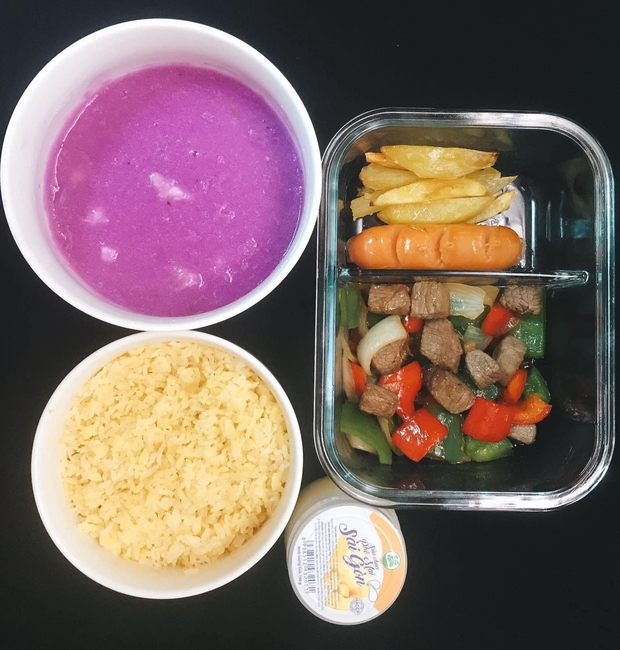 Gái xinh làm hộp cơm đơn giản nhưng chất lượng cho bạn trai, nửa kia tăng một mạch 7kg - Ảnh 4.