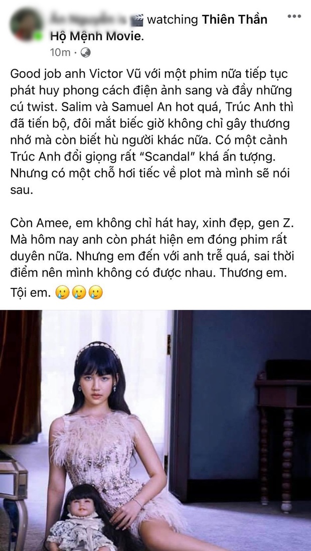 MXH bùng nổ vì Thiên Thần Hộ Mệnh nhưng cái tên được réo gọi nhiều nhất lại là cục cưng Amee - Ảnh 5. MXH bùng nổ vì Thiên Thần Hộ Mệnh nhưng cái tên được réo gọi nhiều nhất lại là cục cưng Amee - Ảnh 5.