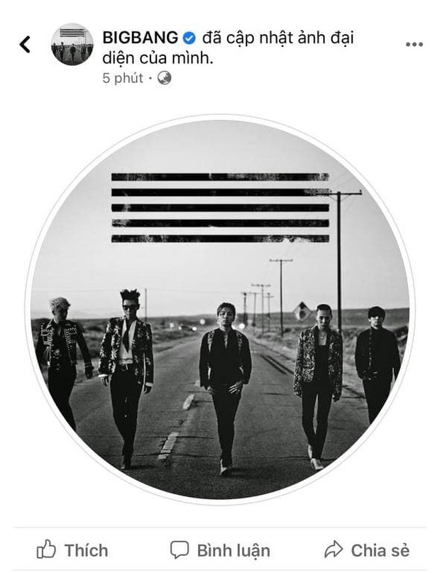 Knet chỉ trích khi thấy BIGBANG đổi ảnh 5 thành viên dù Seungri rời nhóm, chưa comeback đã bị xua đuổi - Ảnh 1. Knet chỉ trích khi thấy BIGBANG đổi ảnh 5 thành viên dù Seungri rời nhóm, chưa comeback đã bị xua đuổi - Ảnh 1.