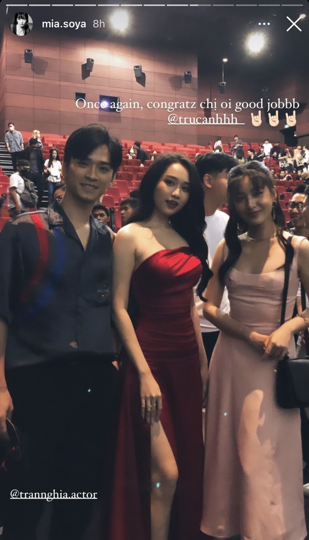 Khánh Vân vắng mặt khi nguyên team Mắt Biếc tụ họp để ủng hộ phim mới của Trúc Anh, có chuyện gì đây? - Ảnh 1. Khánh Vân vắng mặt khi nguyên team Mắt Biếc tụ họp để ủng hộ phim mới của Trúc Anh, có chuyện gì đây? - Ảnh 1.