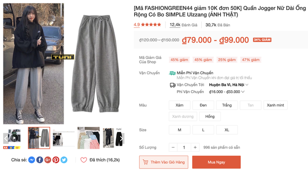 Xoài Non, Linh Ka mách chị em nơi mua quần ống rộng siêu hack dáng giá chưa đến 100k - Ảnh 15.