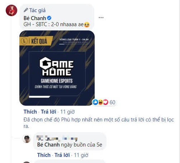 Tự khoe kỳ tích Tốc Chiến, Bé Chanh gáy khét trên Fanpage và không quên cứa thêm vào nỗi đau của SBTC - Ảnh 3. Tự khoe kỳ tích Tốc Chiến, Bé Chanh gáy khét trên Fanpage và không quên cứa thêm vào nỗi đau của SBTC - Ảnh 3.