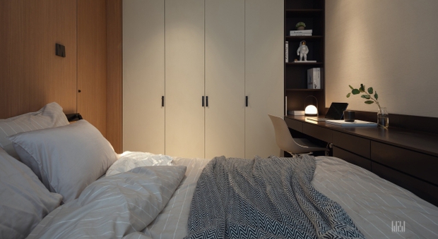 Tân trang căn hộ 125m2, kỹ sư IT khiến hội cuồng công việc thấy là ghiền với phong cách tối giản đẹp tinh tế - Ảnh 9. Tân trang căn hộ 125m2, kỹ sư IT khiến hội cuồng công việc thấy là ghiền với phong cách tối giản đẹp tinh tế - Ảnh 9.