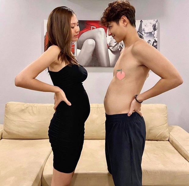 Chúng Huyền Thanh chơi lớn tung ảnh nude 100% khoe bụng bầu cuối thai kỳ, tăng 20kg mà body vẫn quá quyến rũ - Ảnh 6.