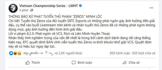 Thầy Giáo Ba lên tiếng về án phạt lịch sử của Zeros: Chưa kịp đuổi mà Lộc đã đi rồi! - Ảnh 1.