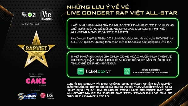 Live Concert Rap Việt chốt ngày comeback 10/04, fan săn vé trước giờ G - Ảnh 4.