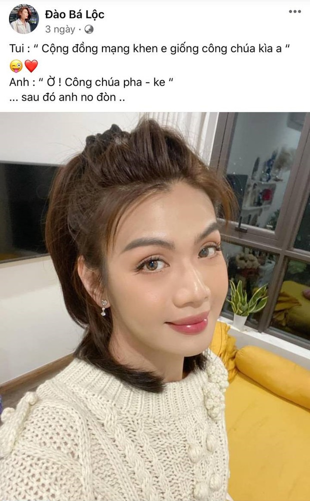 Đào Bá Lộc khoe được netizen khen xinh như công chúa, bạn trai phán ngay công chúa “pha-ke” và cái kết “no đòn” - Ảnh 2.