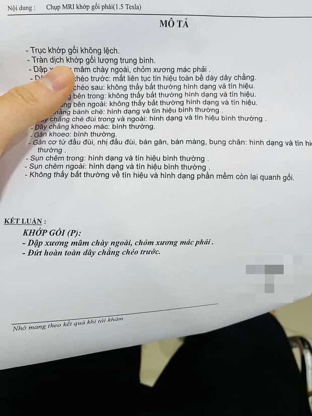 1 ngày trước concert Rap Việt, Karik đăng cả giấy khám khớp gối, nhìn kết luận không thể không lo lắng - Ảnh 2.