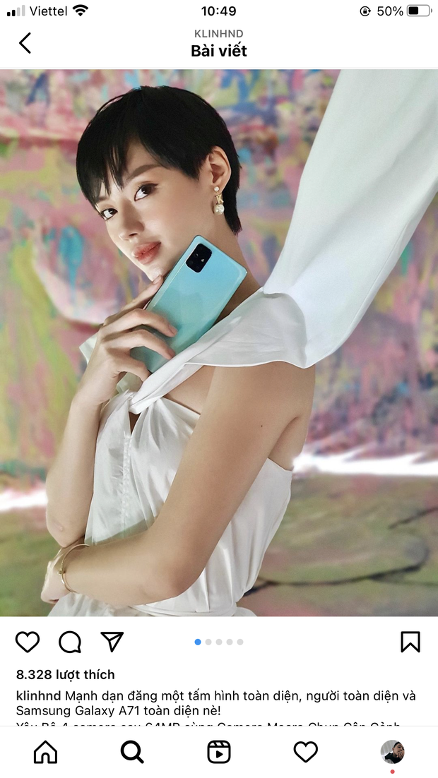 Hết Châu Bùi, đến lượt Cô em Trendy Khánh Linh bị bóc phốt làm KOL kém chuyên, dùng iPhone đăng story quảng cáo Samsung - Ảnh 4.