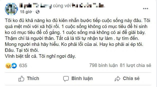 Xôn xao dòng chia sẻ cuối cùng của nam thanh niên nhảy từ tầng thượng khách sạn trên phố Hà Nội: Vĩnh biệt tất cả. Tôi nghỉ ngơi đây - Ảnh 1. Xôn xao dòng chia sẻ cuối cùng của nam thanh niên nhảy từ tầng thượng khách sạn trên phố Hà Nội: Vĩnh biệt tất cả. Tôi nghỉ ngơi đây - Ảnh 1.