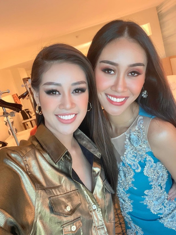 Khánh Vân ngày càng sexy, lên đồ bốc lửa xinh xỉu và có phần lấn át các thí sinh Miss Universe 2020 - Ảnh 7.