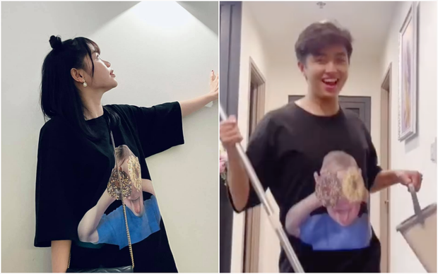 TikToker “trai Việt đó” mặc áo đôi với Huỳnh Anh, đằng gái nói gì khi netizen bảo yêu ai cũng công khai mà chả bền - Ảnh 2.