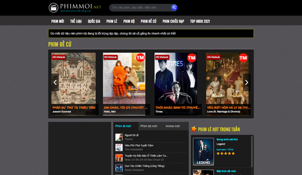 Phimmoi.net bất ngờ hồi sinh trở lại với tên zphimmoi.com - Ảnh 3.